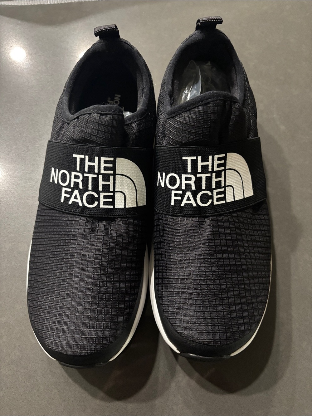 The North Face Men’s Black Slip-On Logo Sneakers